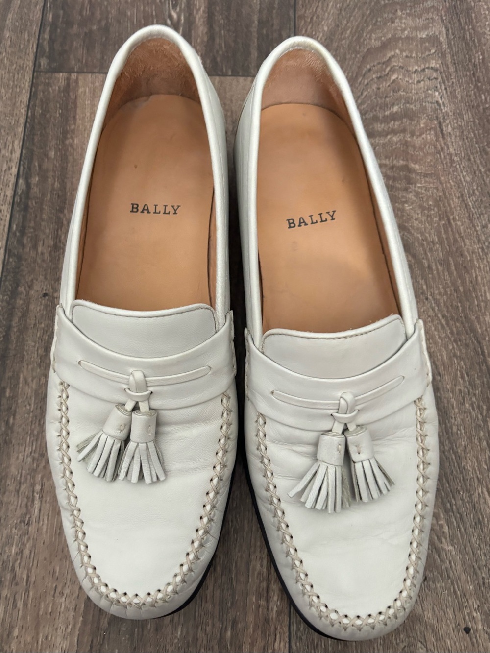 VTG Bally Leather Tassel Loafers